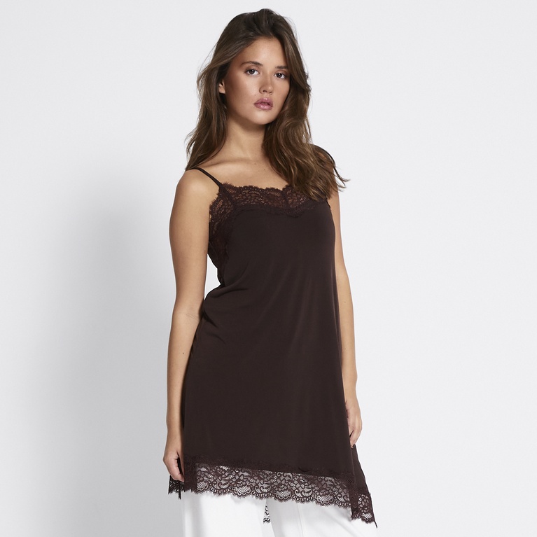 Lace dress "Brookie" Brown